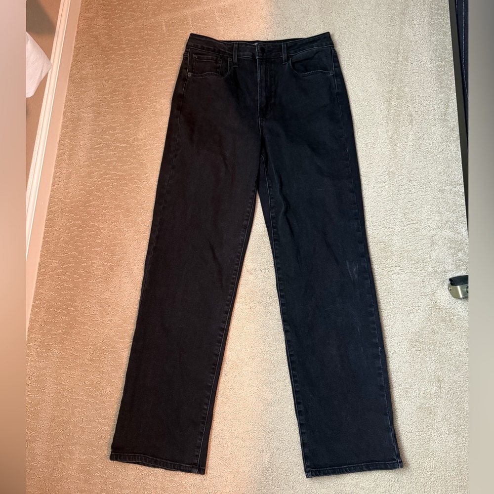 Just USA Black Straight Leg Denim